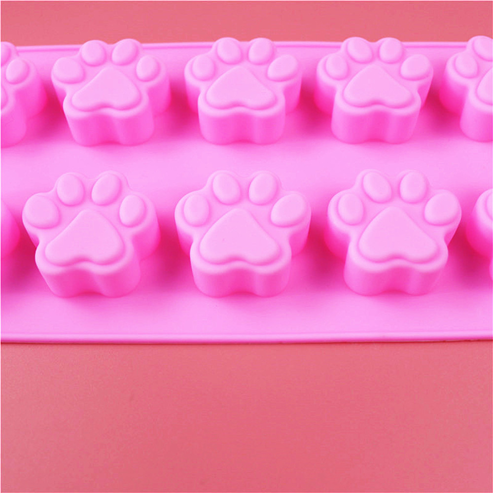 Lovely Dog Cat Paw Fondant Sugarcraft Cake Mold Chocolate Baking Mould Pudding Cookie Soap Molds Kitchen tools