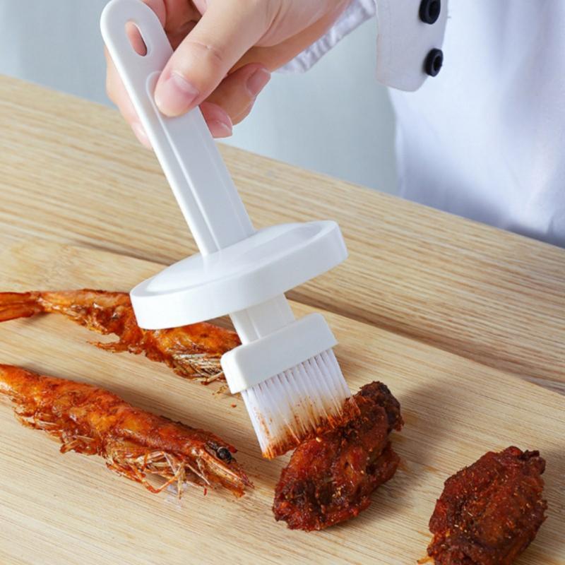 Oil Brush High Temperature Resistant Silicone Bottle Brush Portable Barbecue Oil Brush For Kitchen Baking Pancake Brush Oil Tool