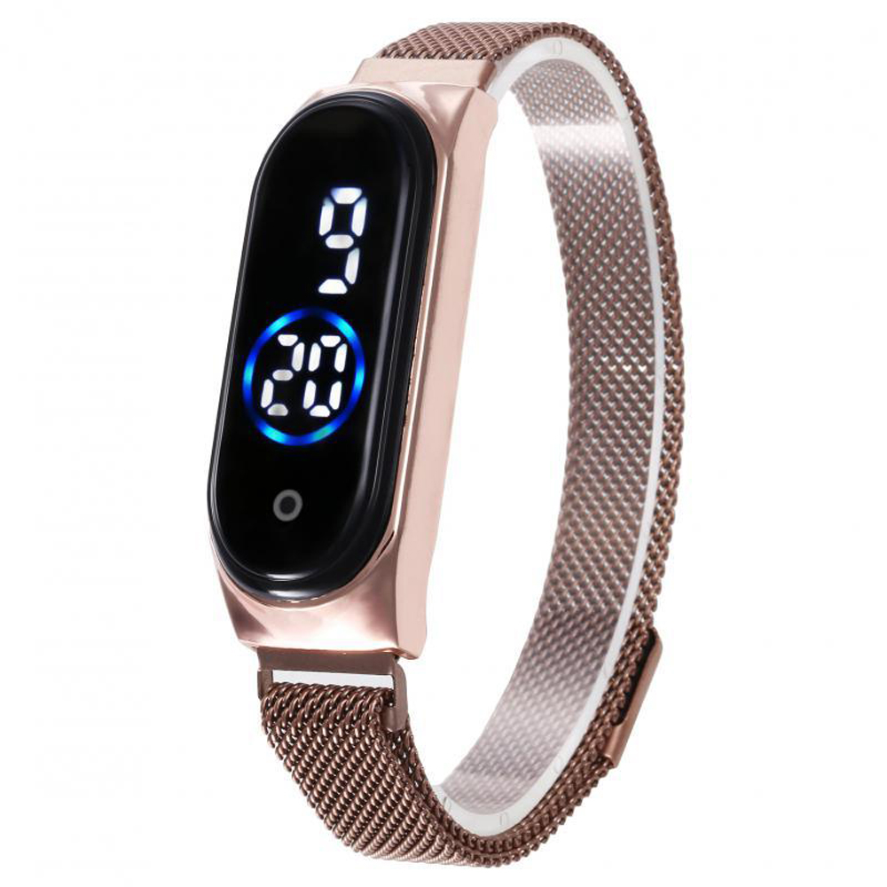 Led Women Watch Magnetic Lodestone Waterproof Touch Women's Watches Fashion Touch Digital Wristwatches