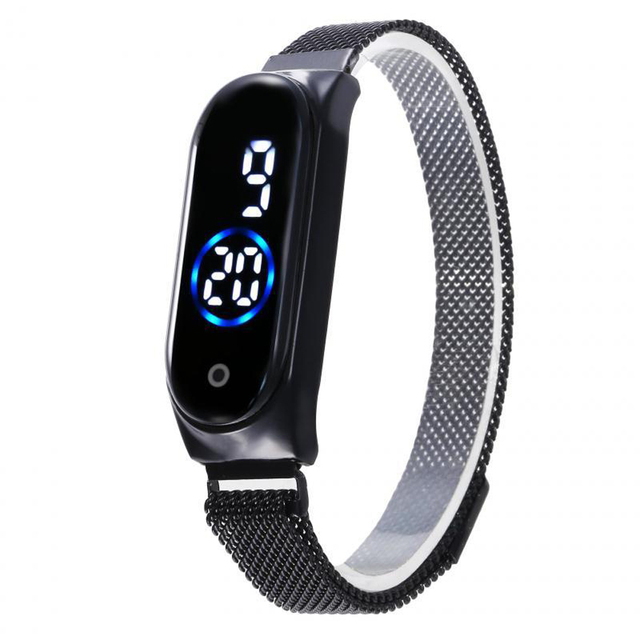 Led Women Watch Magnetic Lodestone Waterproof Touch Women's Watches Fashion Touch Digital Wristwatches