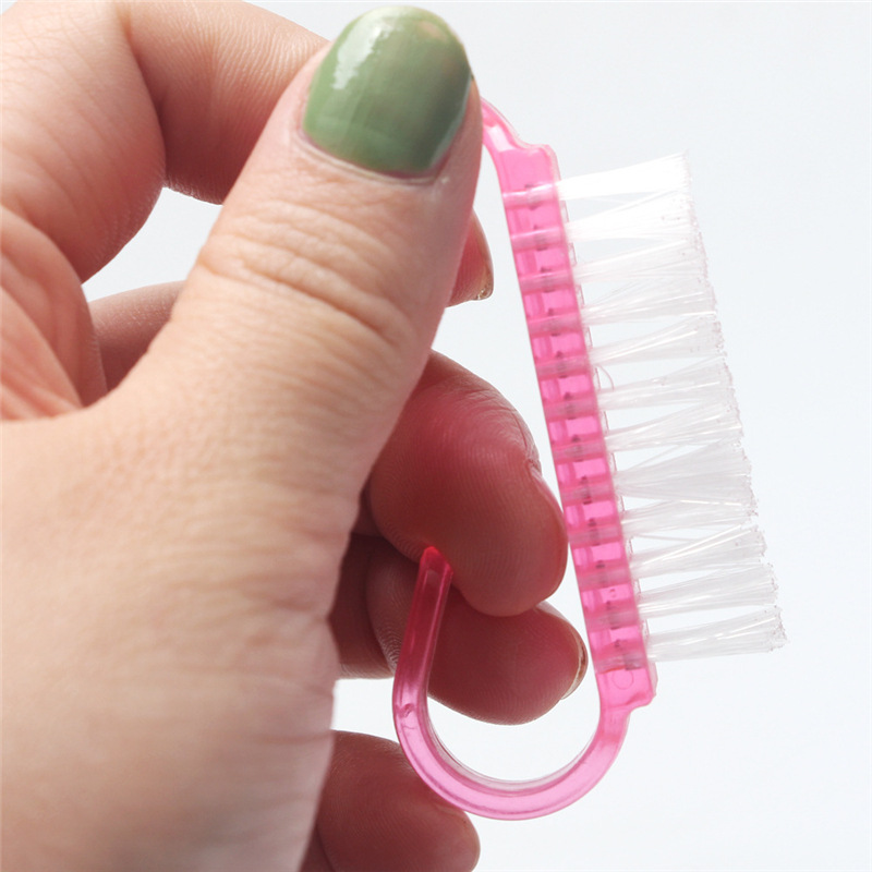 10 Pcs/Lot Cleaning Nail Brush Tools File Nail Art  Manicure Pedicure Soft Remove Dust  Plastic Dust Cleaning Brushes