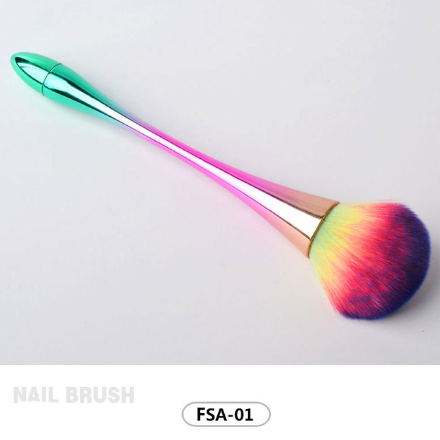 Good Function Makeup Nail Art fluffy Broom brushes  Powder Concealer view 3
