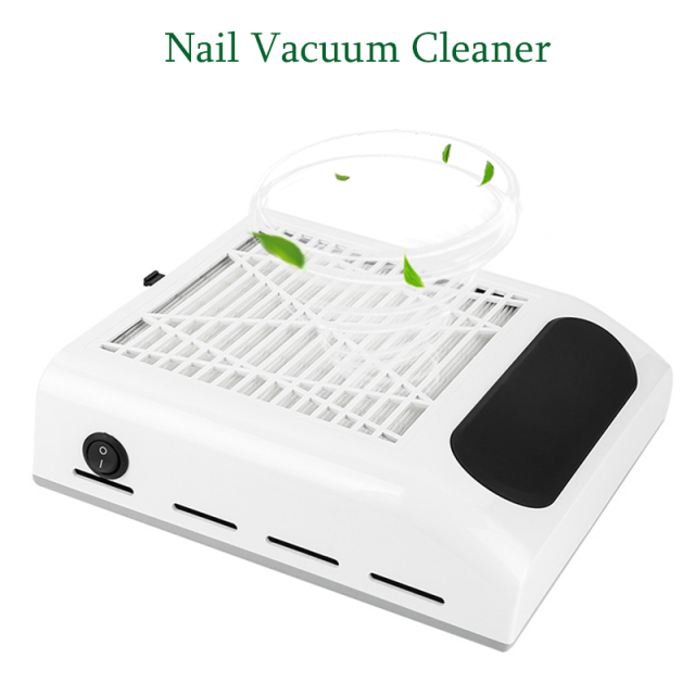 Professional Nail Dust Vacuum Cleaner Collector Nail Vacuum Cleaner Manicure Machine With Filter Strong Power Fan Nail Art Tools