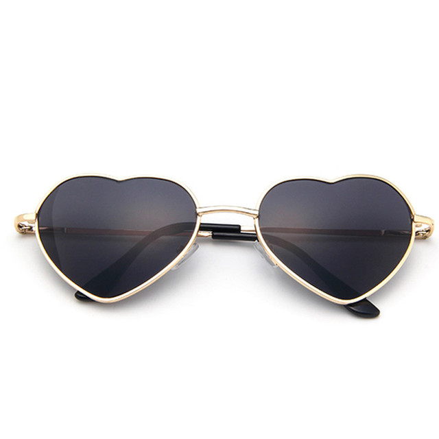 Love Heart Shaped Sunglasses Women Men Small Red Sun Glasses Ladies Sexy Sweet Candy Brand Design Mirror Eyewear UV400