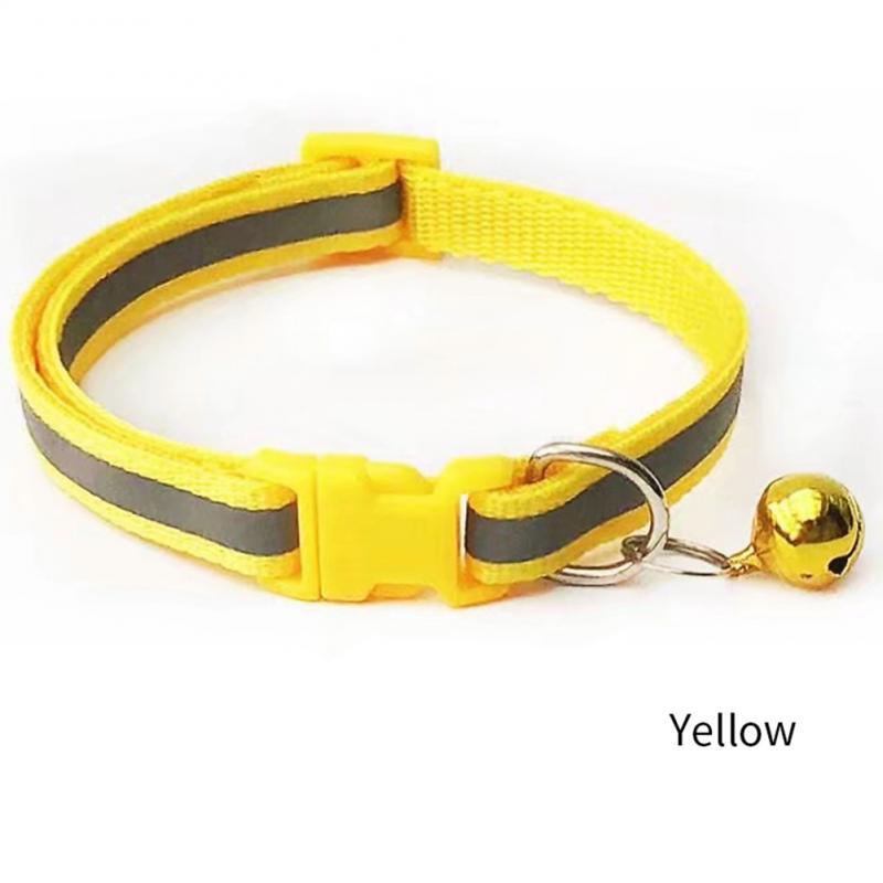 Pet Products Pet Reflective Patch Collar Cats Collar Bell Collars Pet Luminous Collars Teddy Bomei Small Dog Collar Pet Supplies 2pcs