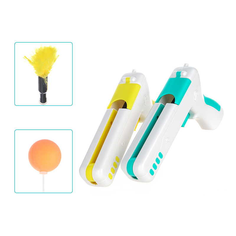 Pet Funny Cat Guns Toys Balls Funny Cat Sticks Feathering Cat Relieve Boredom Toy Kitten Supplies Pet Accessories