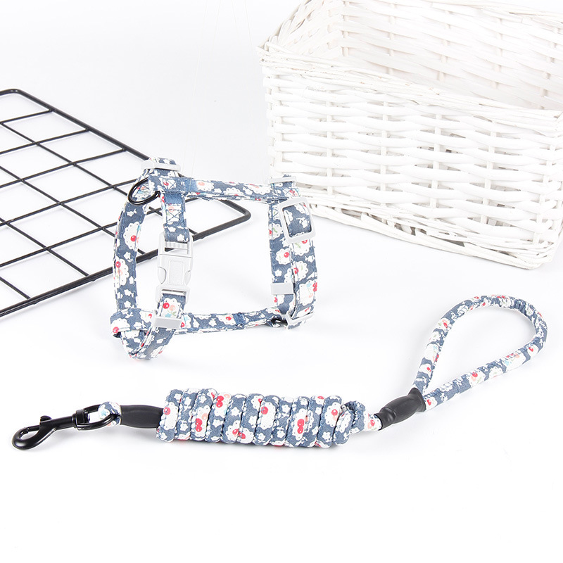 Cat Dog Collar Harness Leash Adjustable Pet Traction Cat Kitten Halter Collar Cats Products Pet Harness Belt Cat Supplies