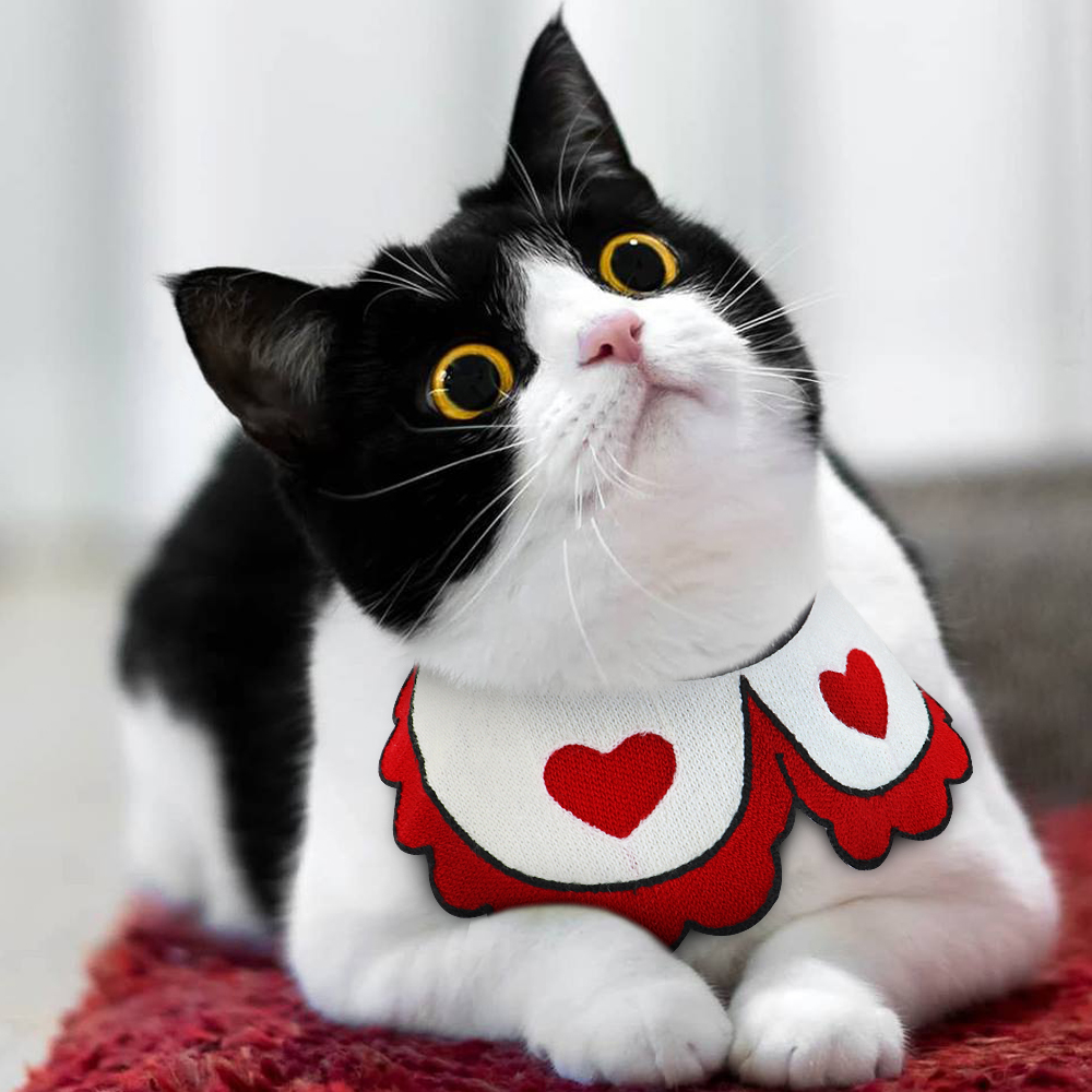 2pcs Cat Clothes Costume Pet Cat Puppy Accessories Scarf Collar For Small Dogs Cats Kitten Pets Accessories Mascotas Pet Products