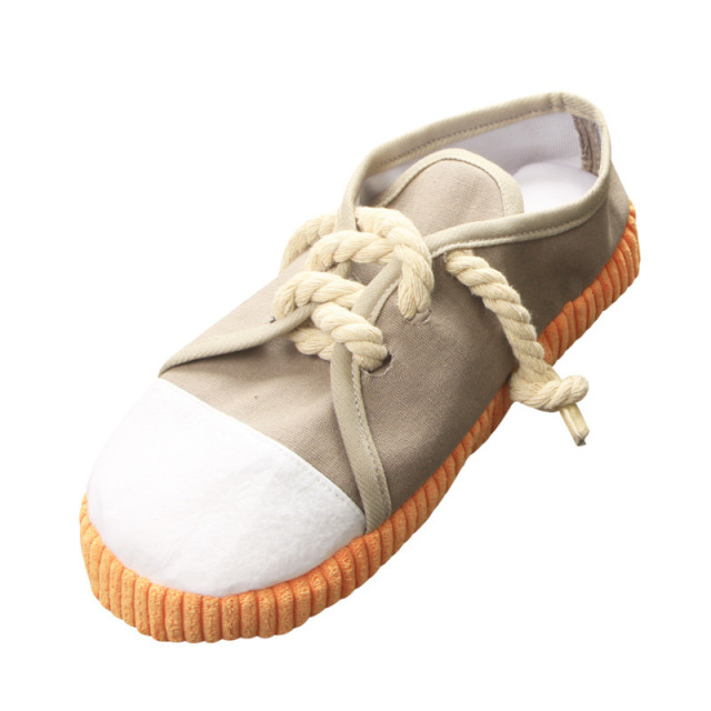 Cute Pet Dog Cat Toy Canvas Shoes Pet Vocal Toys Tooth Cleaning Molar Toys Pet Supplies for Small Medium Dogs Pet Products