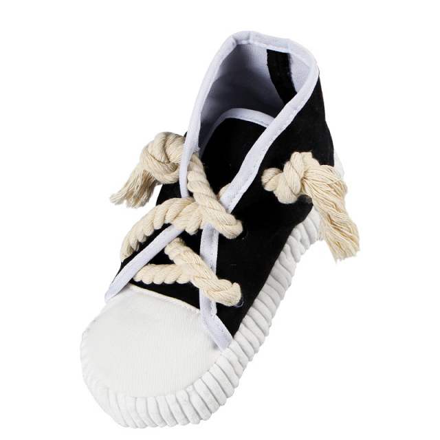 Cute Pet Dog Cat Toy Canvas Shoes Pet Vocal Toys Tooth Cleaning Molar Toys Pet Supplies for Small Medium Dogs Pet Products