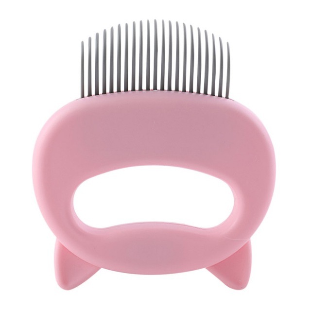 Pet Massage Brush Shell Shaped Handle Pet Grooming Massage Tool To Remove Loose Hairs Only For Small and Medium Pets Clean Comb