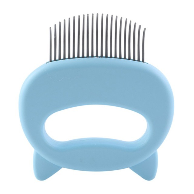 Pet Massage Brush Shell Shaped Handle Pet Grooming Massage Tool To Remove Loose Hairs Only For Small and Medium Pets Clean Comb