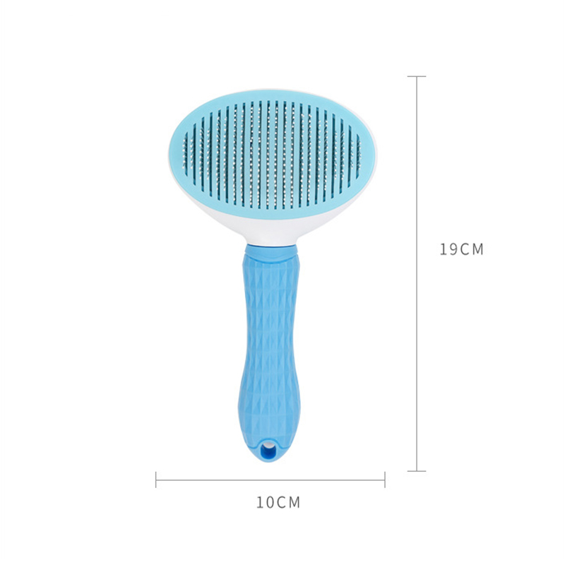 Dog Comb Pet Hair Removal Cleaner Dogs Cats Grooming Needle Comb Self Cleaning Brush Cat Hair Combs Pets Beauty Products