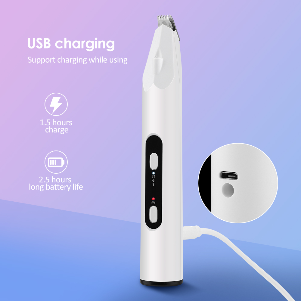 Dog Clippers Professional Pet Foot Hair Trimmer Dog Grooming Dog Shear Butt Ear Eyes Hair Cutter Machine With Pet Cat Moss Lamp