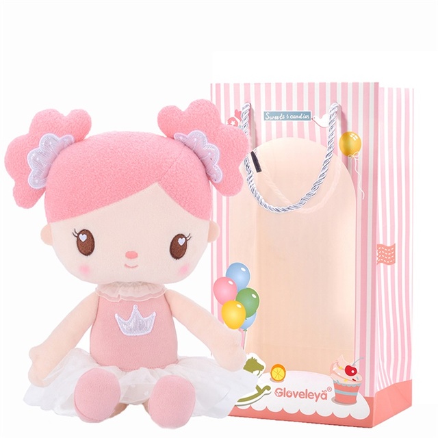 Gloveleya Plush Dolls Candy Girls Baby Gifts Cloth Dolls Kids Plush Toys Kawaii Rag doll Stuffed Toys Girls Gift