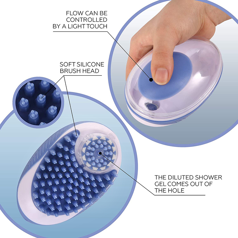 Pet Dog Cat Bath Brush Grooming Massage Bathroom For Dogs Shampoo Soft Silicone Grooming Pet Brush Clean Bath Tools Dog Products