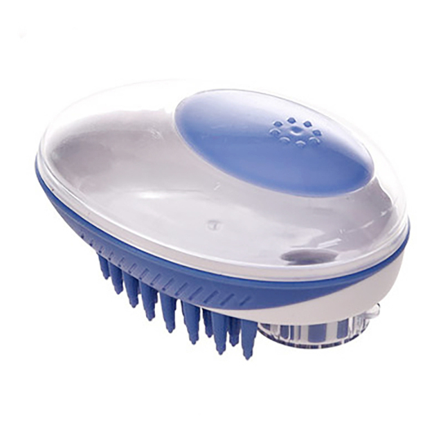 Pet Dog Cat Bath Brush Grooming Massage Bathroom For Dogs Shampoo Soft Silicone Grooming Pet Brush Clean Bath Tools Dog Products