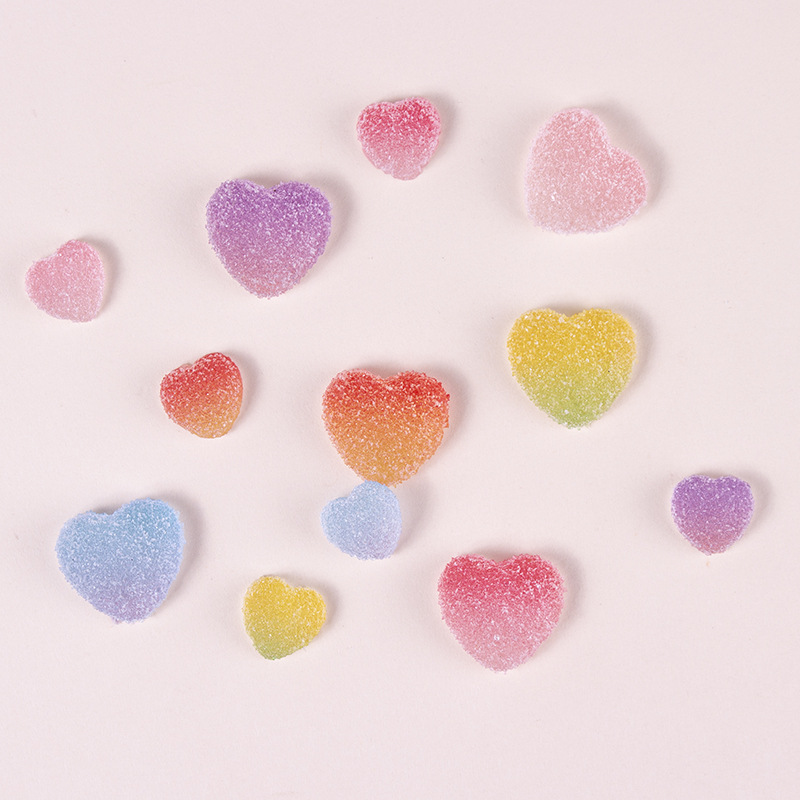 30Pcs Soft Candy Design Nail Charms 11mm/16mm Large Rhinestones For Nail Gradient Nail Art Pendant Manicure Nail DIY Craft view 4