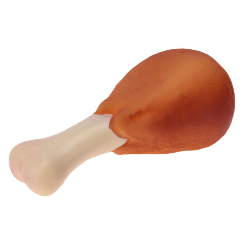 Pet Dog Toy Rubber Chicken Leg Puppy Sound Squeaker Chew Toys for Dogs Puppy Cat Interactive Pet Supplies Dog Products gift 2PC