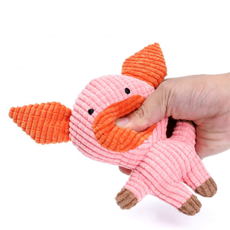 Cute Plush Toys For Dog And Cat Kitten Funny Cat Pet Kitten Play Interactive Toy Home Pet Supplies Cartoon Animal Elephant Pig