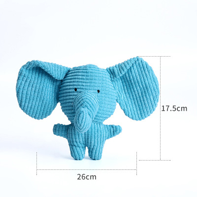 Cute Plush Toys For Dog And Cat Kitten Funny Cat Pet Kitten Play Interactive Toy Home Pet Supplies Cartoon Animal Elephant Pig