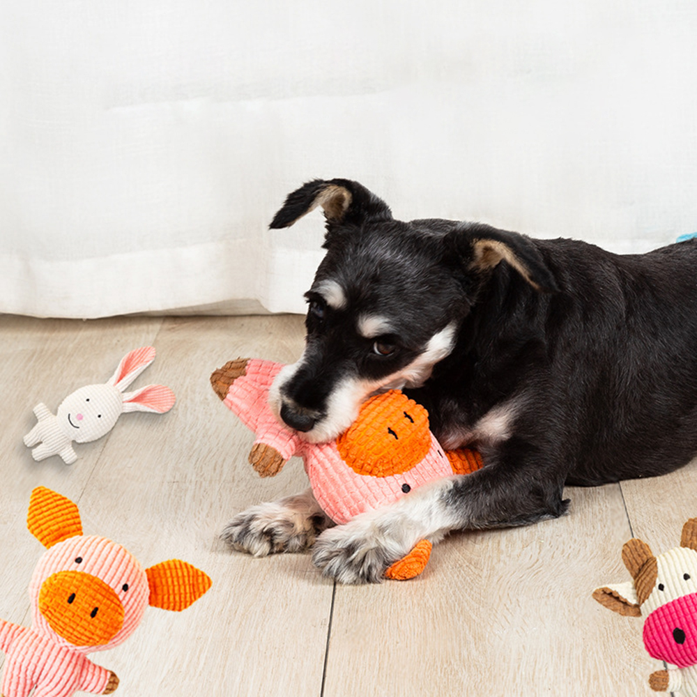 Cute Plush Toys For Dog And Cat Kitten Funny Cat Pet Kitten Play Interactive Toy Home Pet Supplies Cartoon Animal Elephant Pig