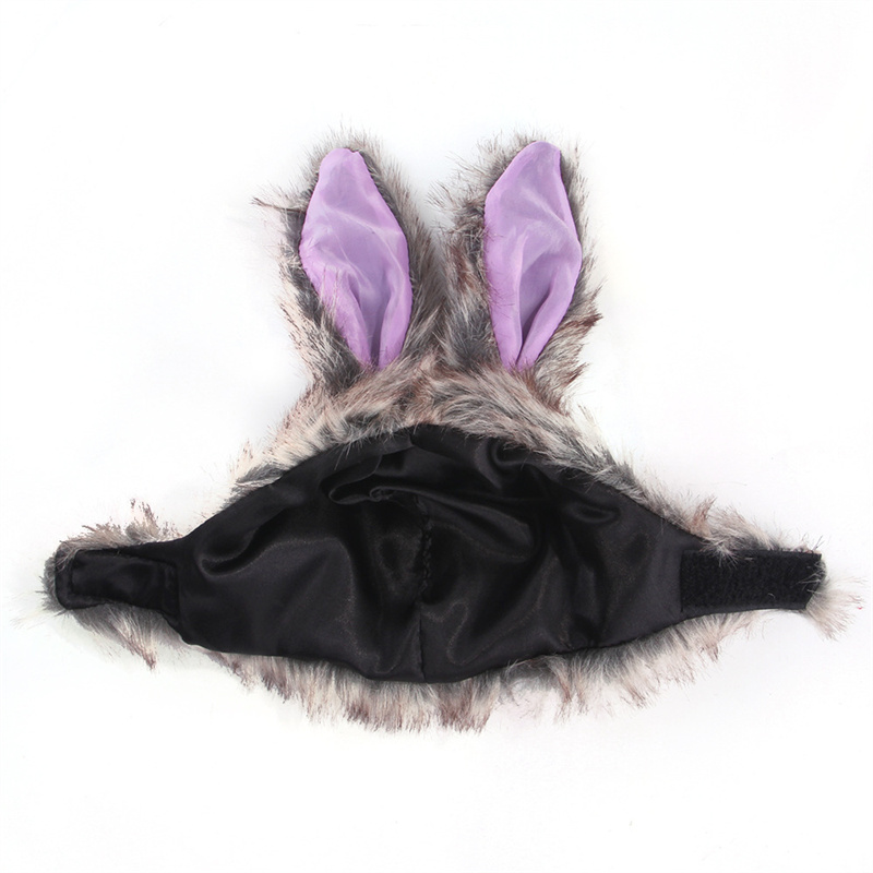 Cute Rabbit Cat Clothes Hat for Cats Accessories Plush Costume Christmas Cosplay Accessories Photo Props Headwear Pet Products