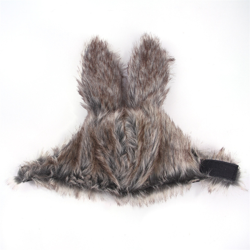 Cute Rabbit Cat Clothes Hat for Cats Accessories Plush Costume Christmas Cosplay Accessories Photo Props Headwear Pet Products