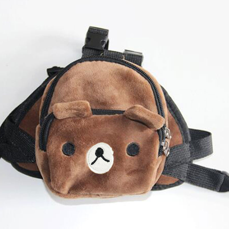 Cute Durable Nylon Pet Backpack for Small Medium Dogs Convenient Portable Large-capacity Dog Snack Bag Dog Backpack