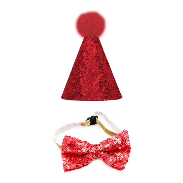 Cute Pet Dog Bow Tie Holiday Party Cat Hat Birthday Christmas Decora Dog Accessories for Small Dogs Beauty Pet Products