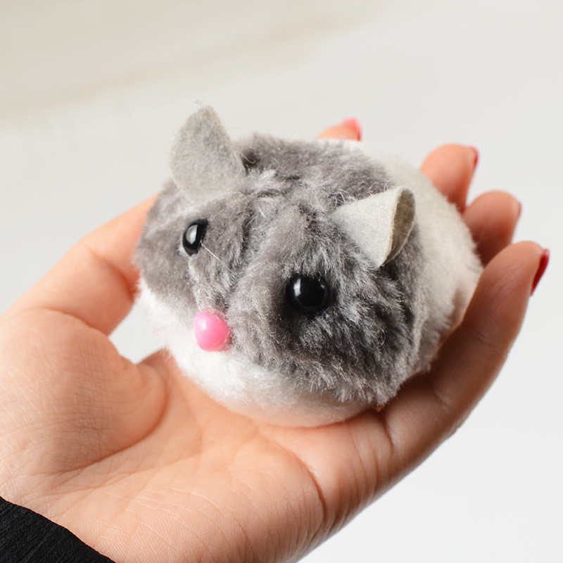 Cute Cat Toys Kitten Funny Rat Safety Plush Fur Toy Little Mouse Interactive Toy Gift Shake Movement Mouse Bite Pet products
