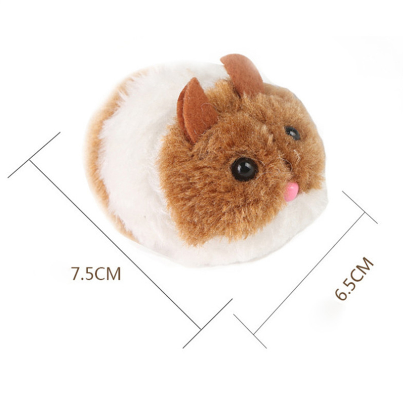 Cute Cat Toys Kitten Funny Rat Safety Plush Fur Toy Little Mouse Interactive Toy Gift Shake Movement Mouse Bite Pet products