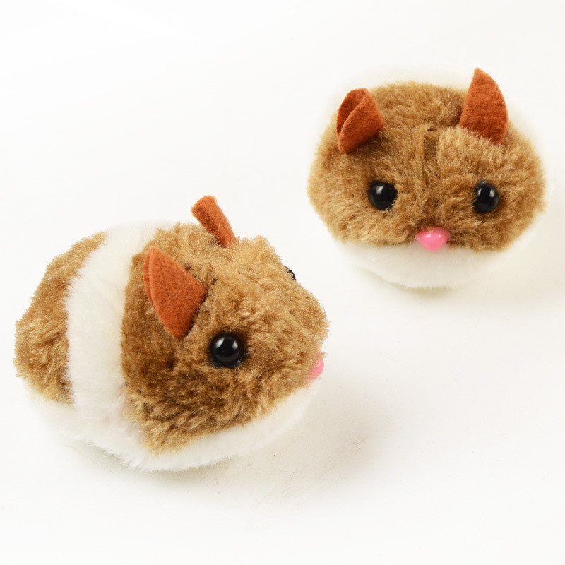 Cute Cat Toys Kitten Funny Rat Safety Plush Fur Toy Little Mouse Interactive Toy Gift Shake Movement Mouse Bite Pet products