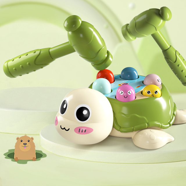 Baby Whack-A-Mole Hammer 0 12 24 Months Kids Beat Animal Early Educational for Boys 1 Year Toddler Music Game Toy