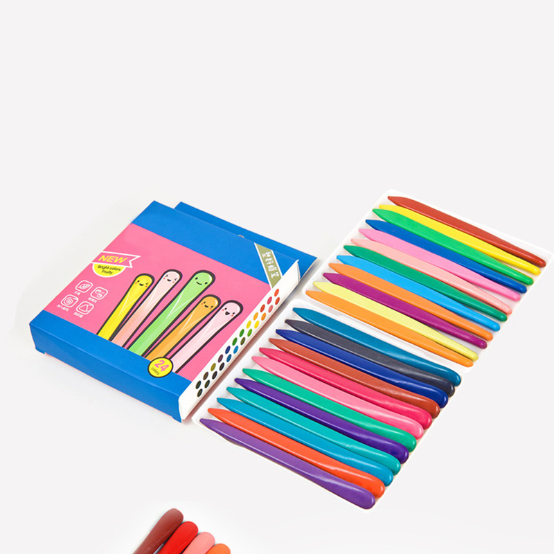 36 Colors Triangular Crayons Triangular Colouring Pencil for Students Kids Children FKU
