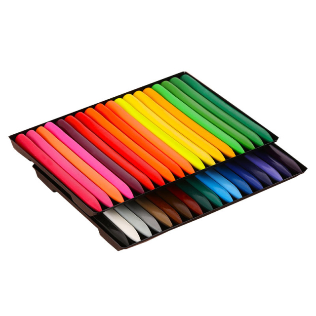 36 Colors Triangular Crayons Triangular Colouring Pencil for Students Kids Children FKU