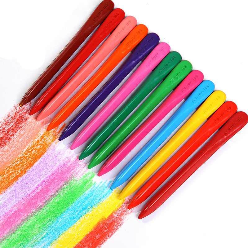 36 Colors Triangular Crayons Triangular Colouring Pencil for Students Kids Children FKU