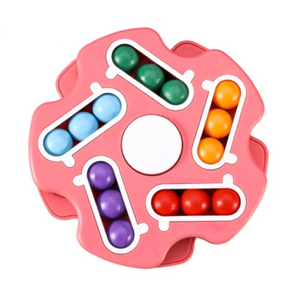 Children Intelligence Rotating Magic Bean Fingertip Toy Kids Stress Relief Cube Toys for Aldult Relieve Decompression Game