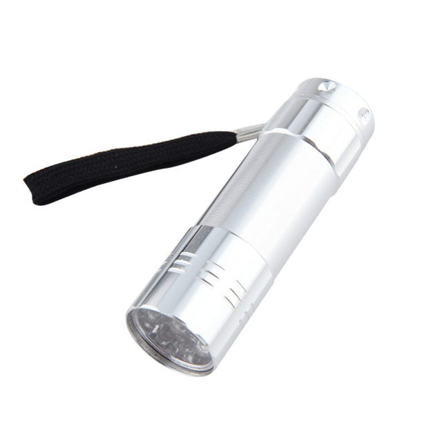 Mini UV ULTRA VIOLET 9 LED Flashlight Torch 4.5v Light Waterproof Aluminum Lamp Outdoor Portable Tactical Lighting Tool UV Lamp