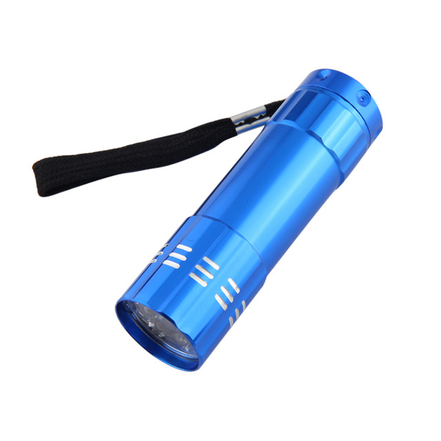 Mini UV ULTRA VIOLET 9 LED Flashlight Torch 4.5v Light Waterproof Aluminum Lamp Outdoor Portable Tactical Lighting Tool UV Lamp