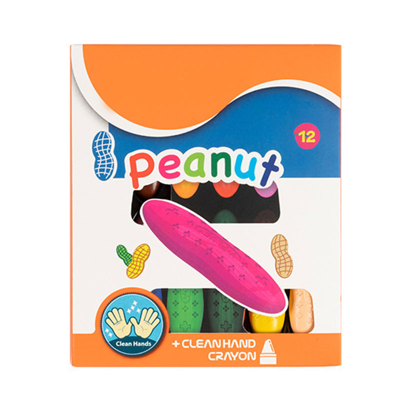Macaron Peanut Crayons Markers Not Dirty Hand Washable Children Stall Toy Painting Creative Stationery For Artist Manga Marker