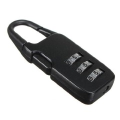 3pcs 3 Mini Dial Digits Code Number Password Combination Padlock Safety Travel Security Lock for Luggage Lock Padlock Gym