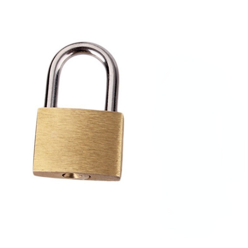 4pcs Copper Lock with Keys Luggage Case Padlock Storage Lockers Padlock