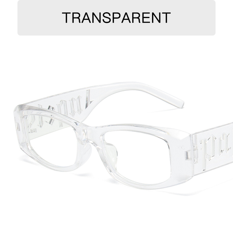 Colorful candy color letters sunglasses sunglasses men's and women's punk hip-hop glasses
