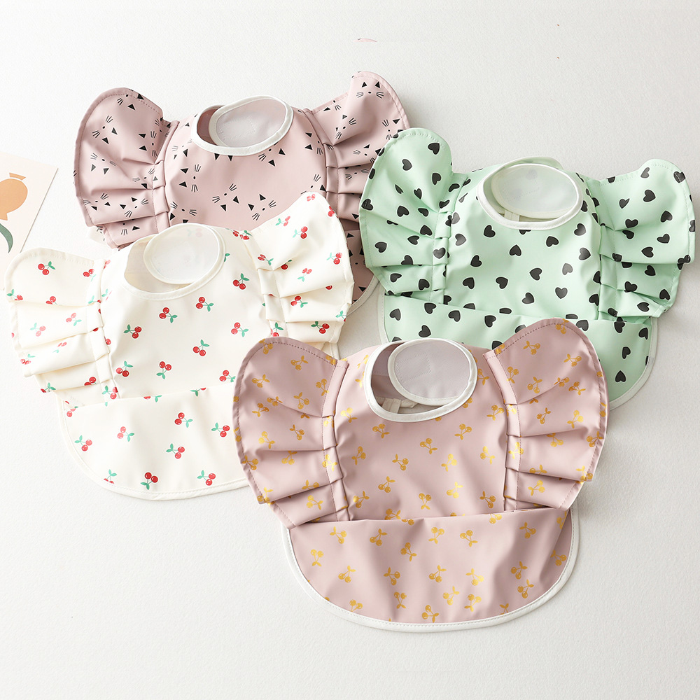 Waterproof Baby Bibs Burp Cloths Baby Feeding Bibs for Children Cartoon Stuff Baby Girl Boy Accessories for Eating Kids Scarf