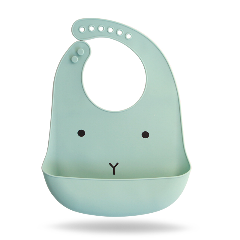 Waterproof Soft Baby Silicone Bibs Cute Cartoon Printed Kids Girl Boy Adjustable Children Bib Baby Lunch Feeding Stuff