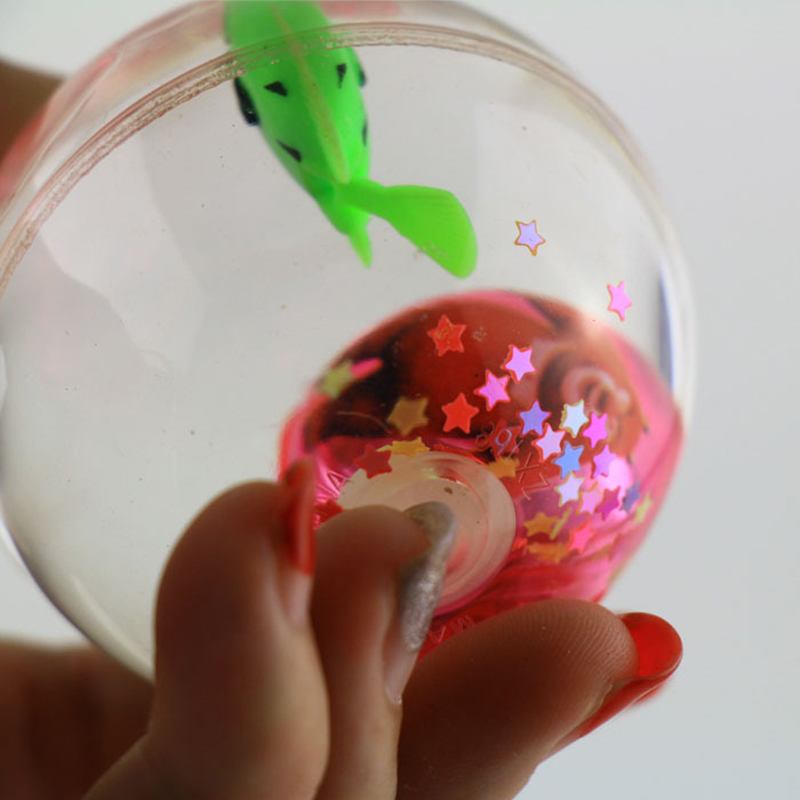 2PC Children's toys Light Up Bouncing Balls Flash Crystal Ball 5.5cm Toy Ball crystal ball