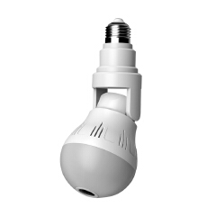 4MP Wifi 360 Panorama IP Camera CCTV Video Surveillance Fisheye Panoramic Bulb CCTV Video Night Vision Wireless Surveillance Cam