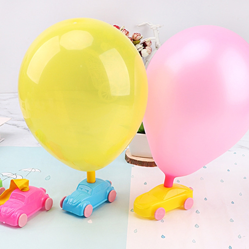 5 Pc Aerodynamic Balloon Car Practical Learning Inertial Toys Balloon Powered Car Develop Thinking Skills Kindergarten