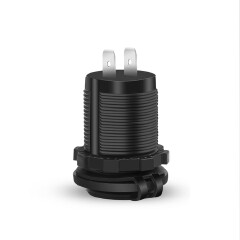 Kebidu Car Charger Type C Dual USB PD QC 3.0 Car Charger Socket Power Outlet Adapter For 12V 24V Car Truck Boat RV Motorcycle